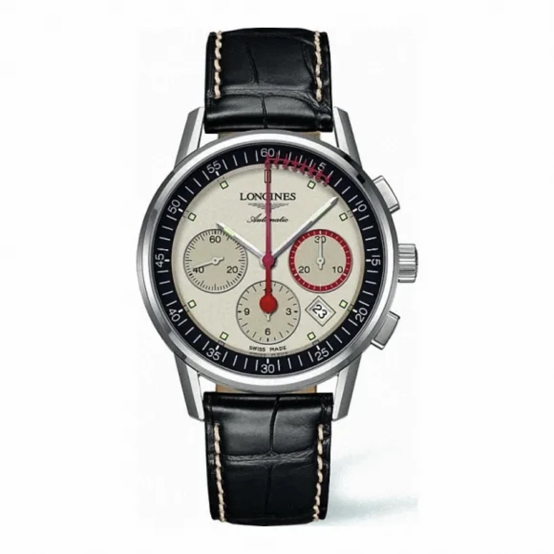 95新 Longines/浪琴 亚虎2/复刻系列/男士休闲腕表/名表