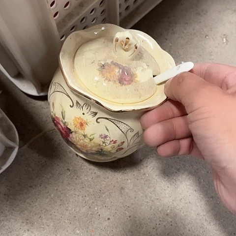 微瑕，不能明火，2套调料罐