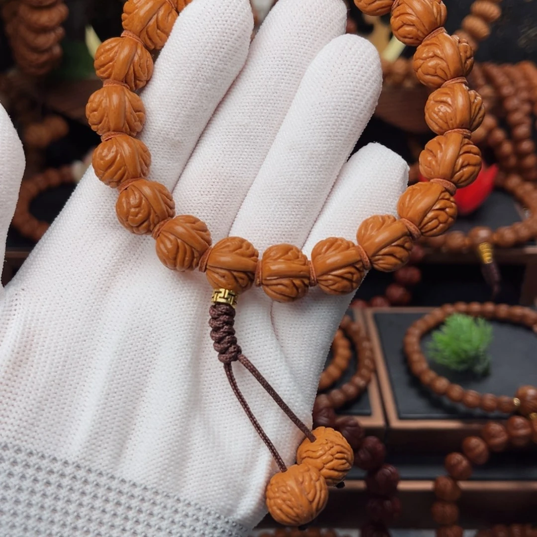 吊坠桃核14盘龙爆肚手持