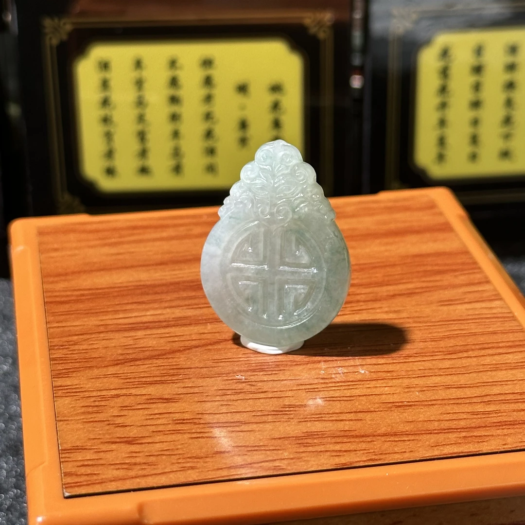 3291-天然翡翠-仿古牌