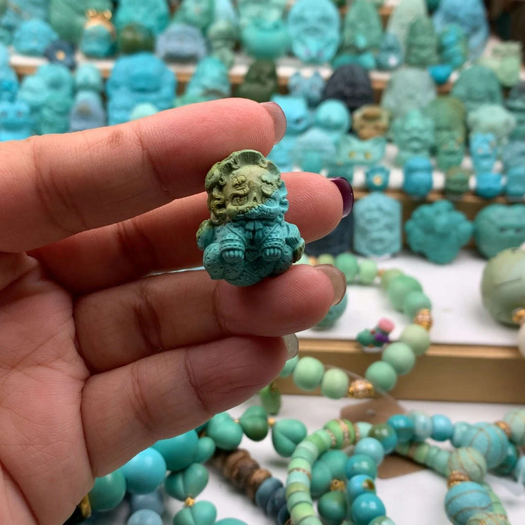 绿松石18K金镶嵌手链