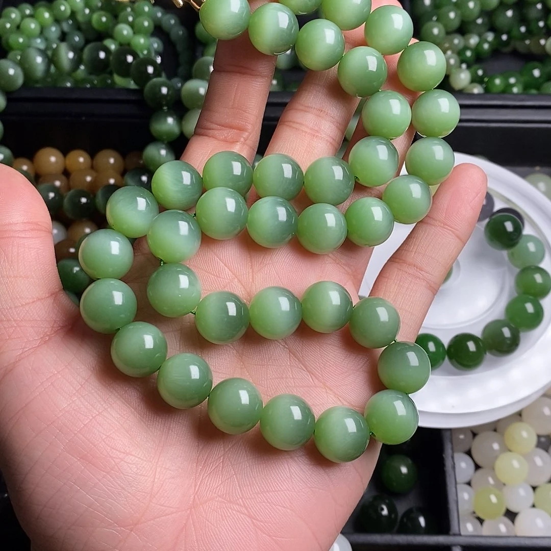 和田玉（碧玉）未镶嵌珠宝半成品