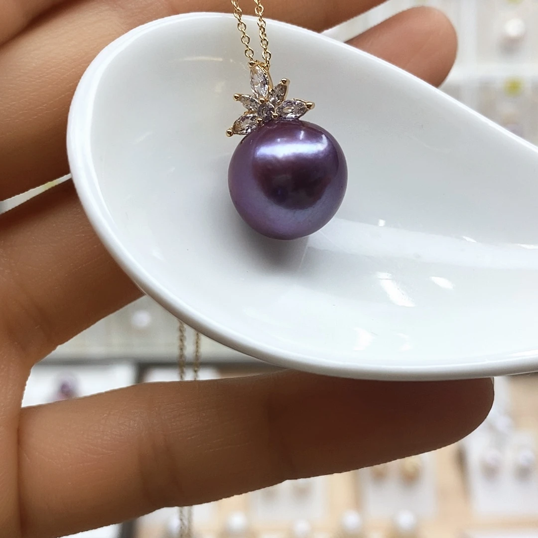 淡水珍珠颈饰合金