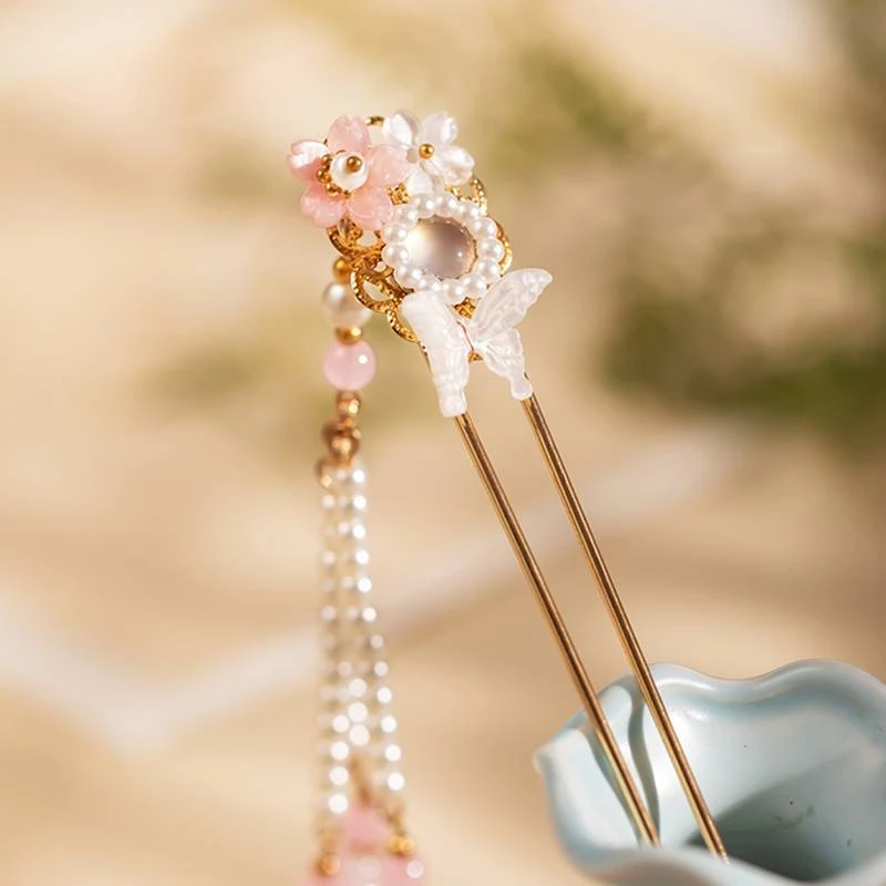 少女风女中国风古典发簪发饰国风步摇古典