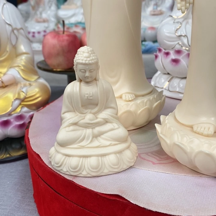 瓷片一尊德化陶瓷阿弥陀佛