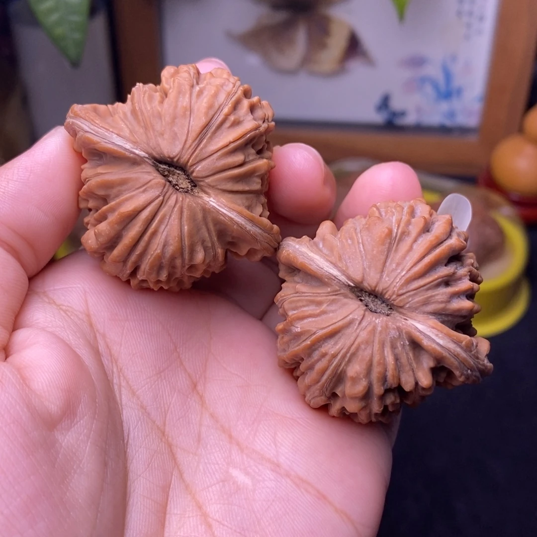把件文玩核桃43四座楼