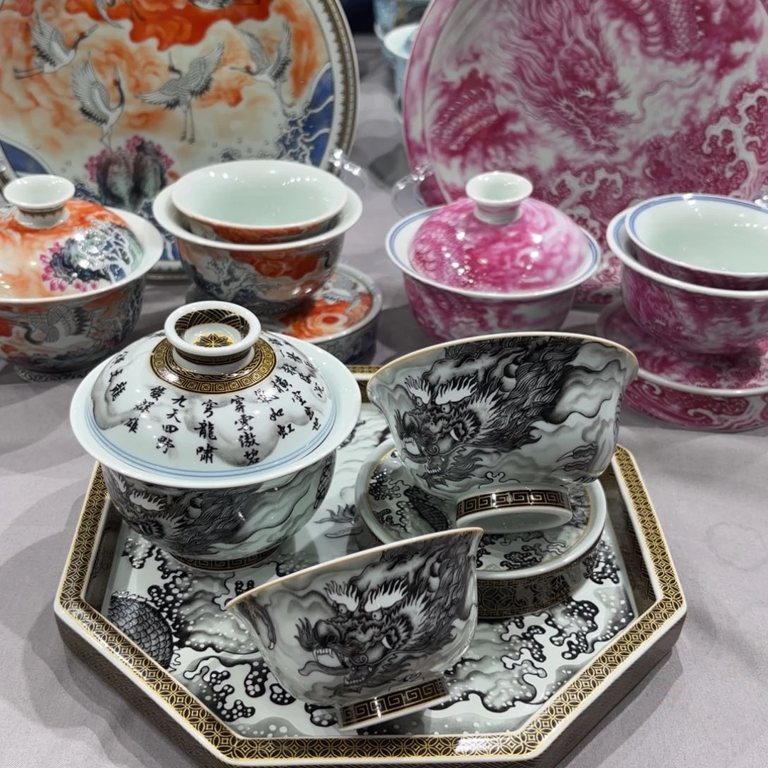 瓷片景德镇瓷器博物陈列