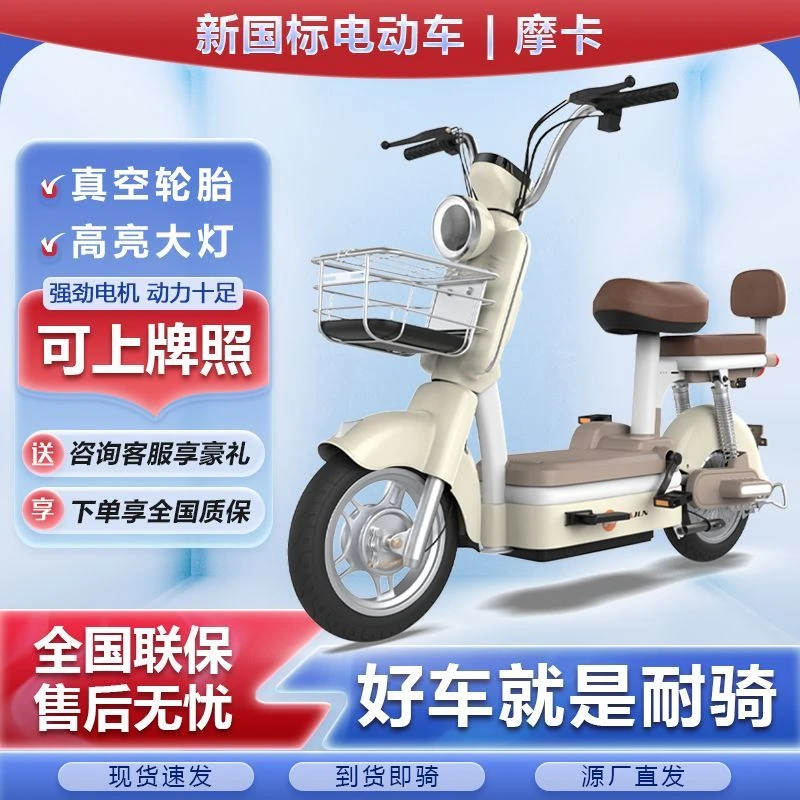2025年新款电动车电瓶车电动自行车成人代步超长续航新国标可上牌