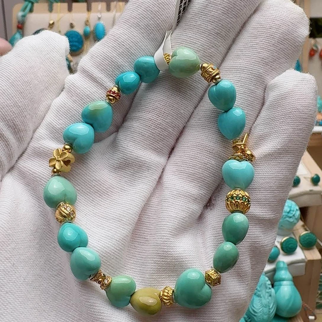 绿松石珠宝奇石未镶嵌