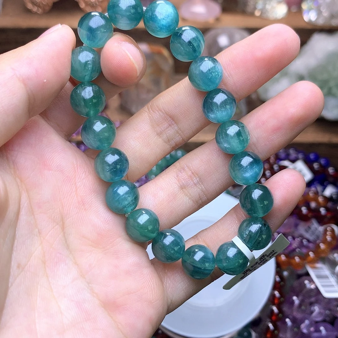 蓝绿晶10未镶嵌水晶