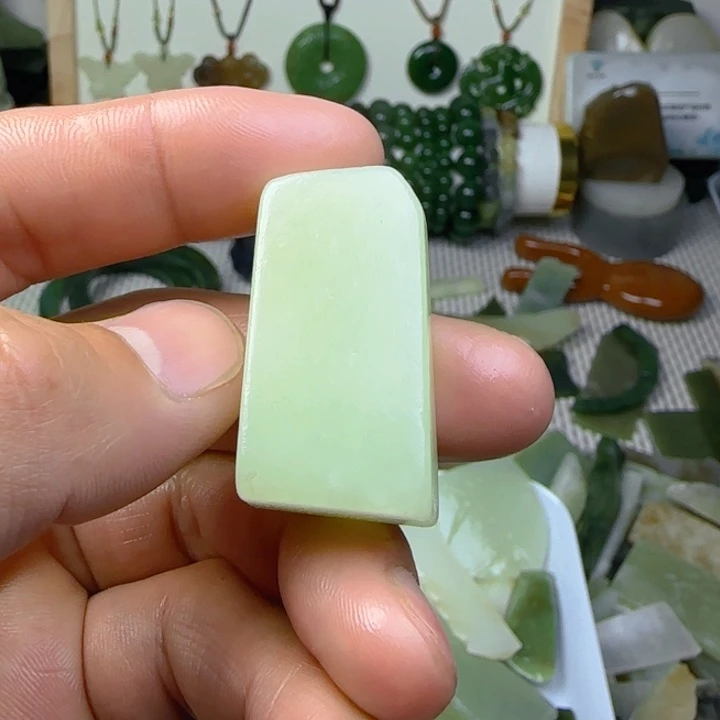 未镶嵌和田玉珠宝半成品考*客