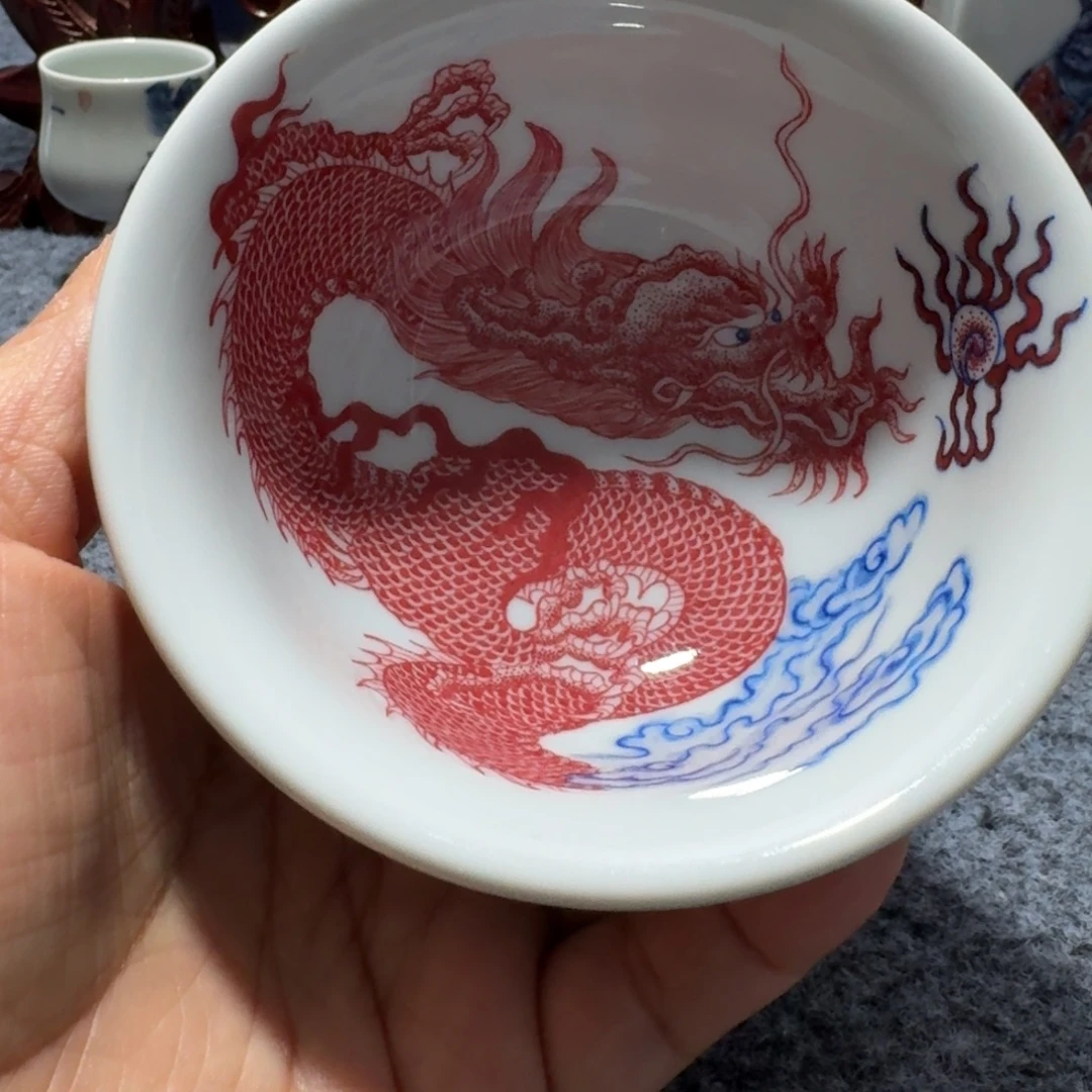 .***覺现代景德镇陶瓷手绘茶具