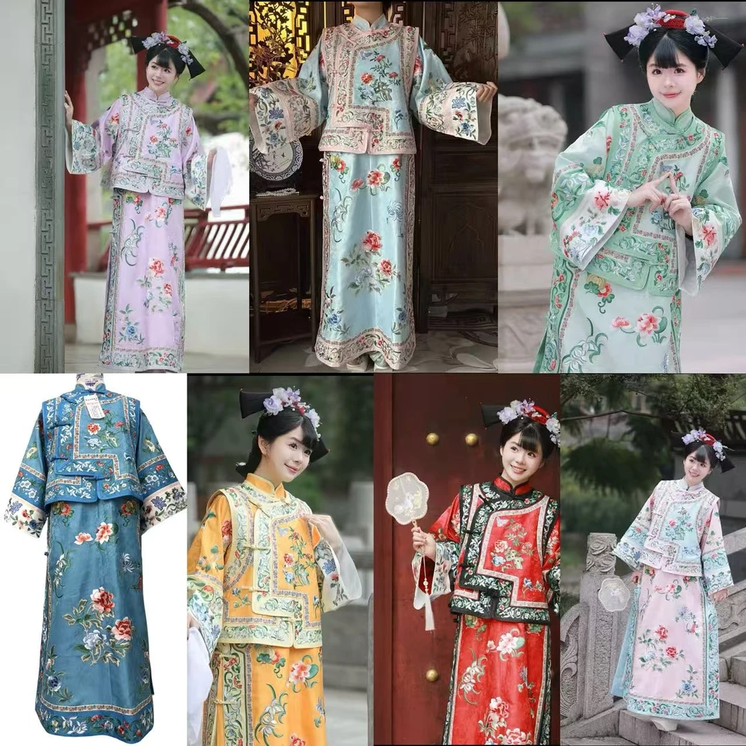 佳衣正品 直播间专用链接格格服 清汉女满绣