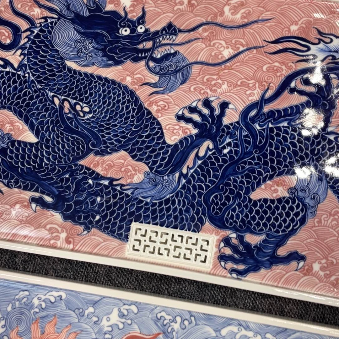 落***秋景德镇陶瓷手工手绘