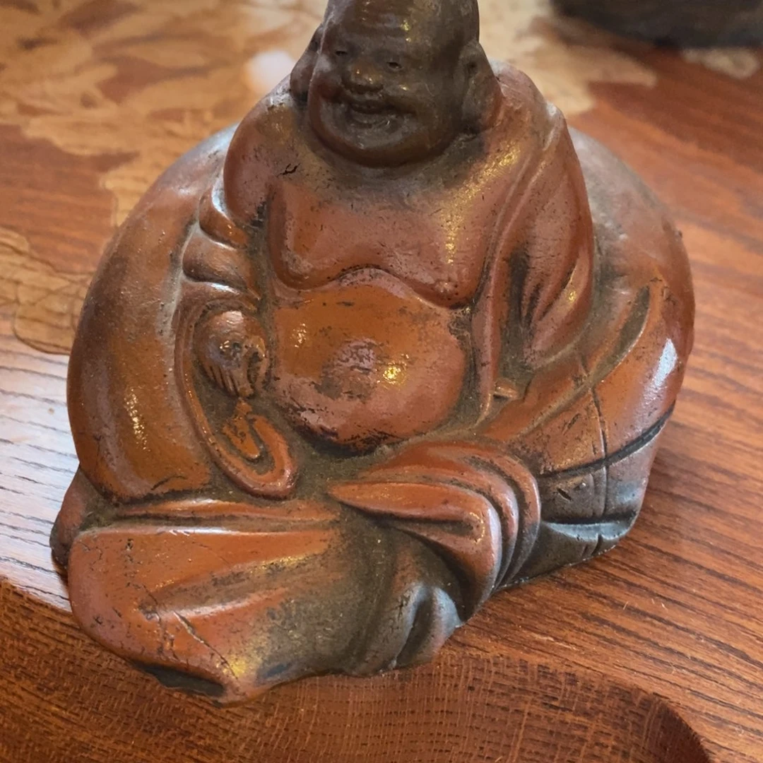 瓷片备前布袋和尚