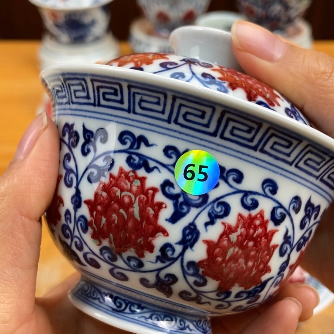 手绘现代茶具非古董