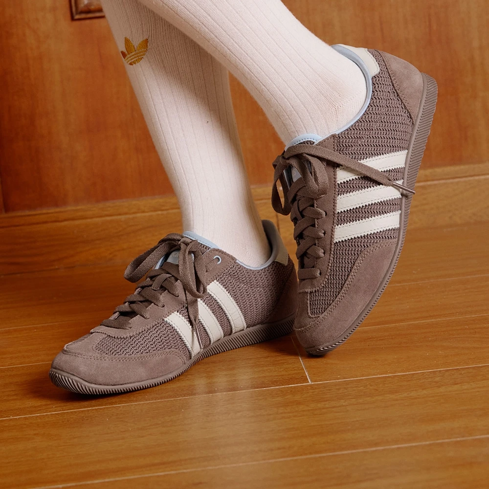 ADIDAS 三叶草JAPAN SHOES经典复古新款薄底运动鞋「T头鞋」JR7159