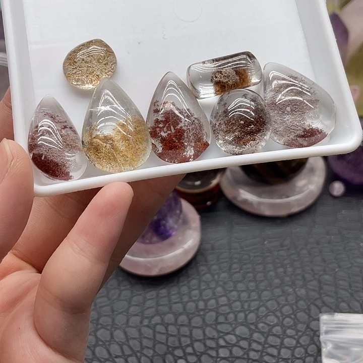 十***片未镶嵌珠宝半成品水晶78