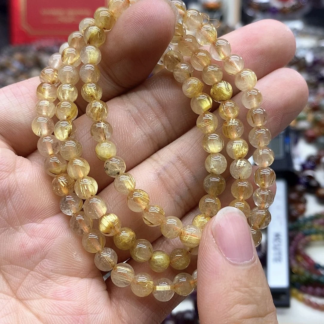 水晶手链未镶嵌多样性发货发一条