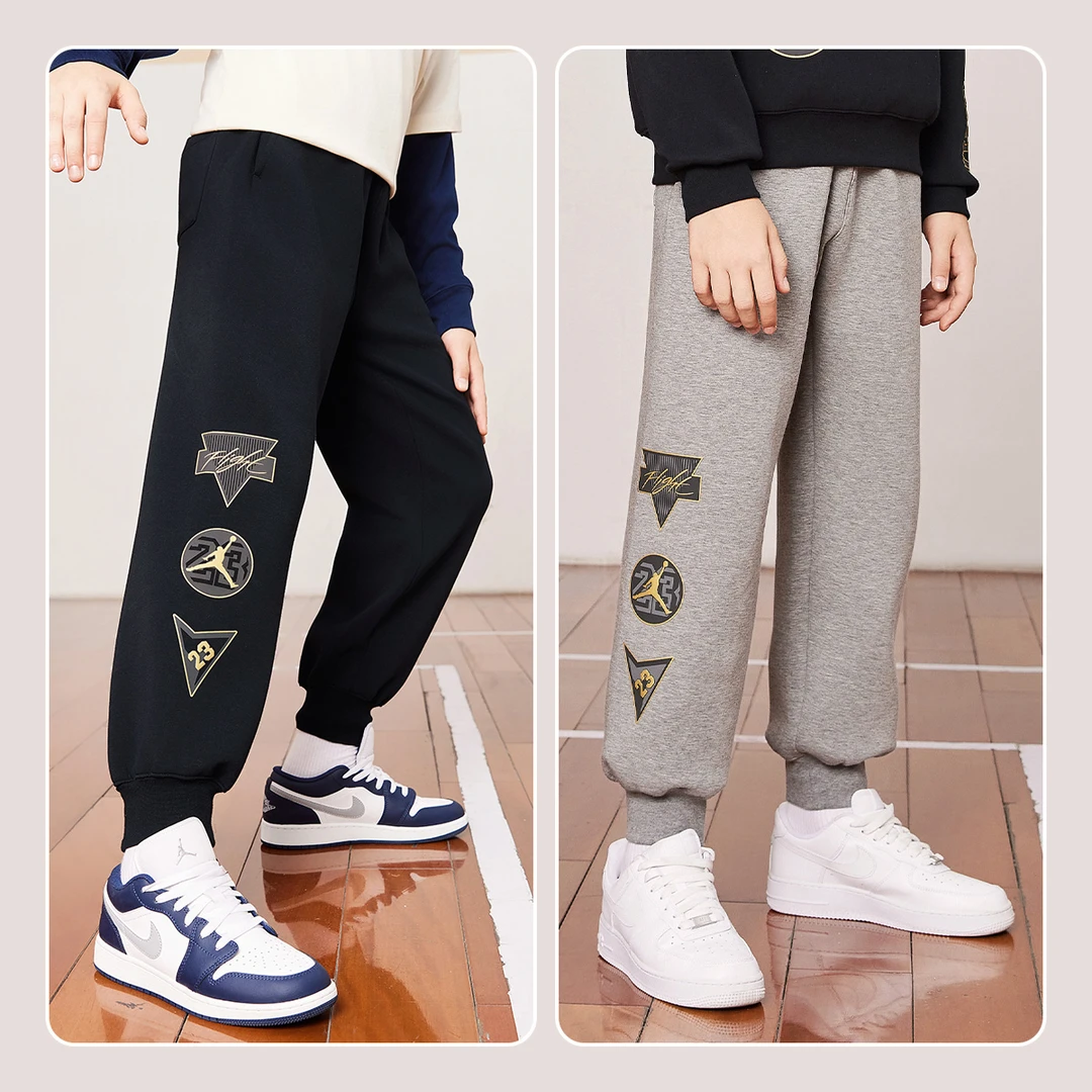【官方旗舰】AIR JORDAN儿童童装秋冬超舒适亲肤空气层宽松长裤D577