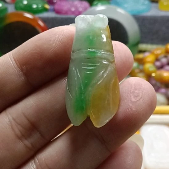 翡翠未镶嵌挂件翡翠