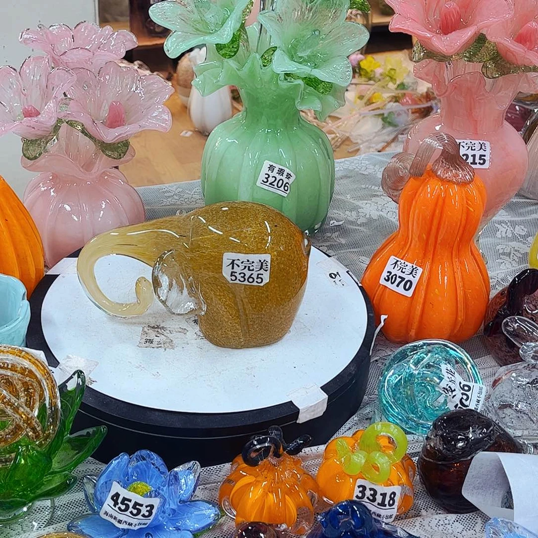 5365大象 家悦琉璃工艺品不完美