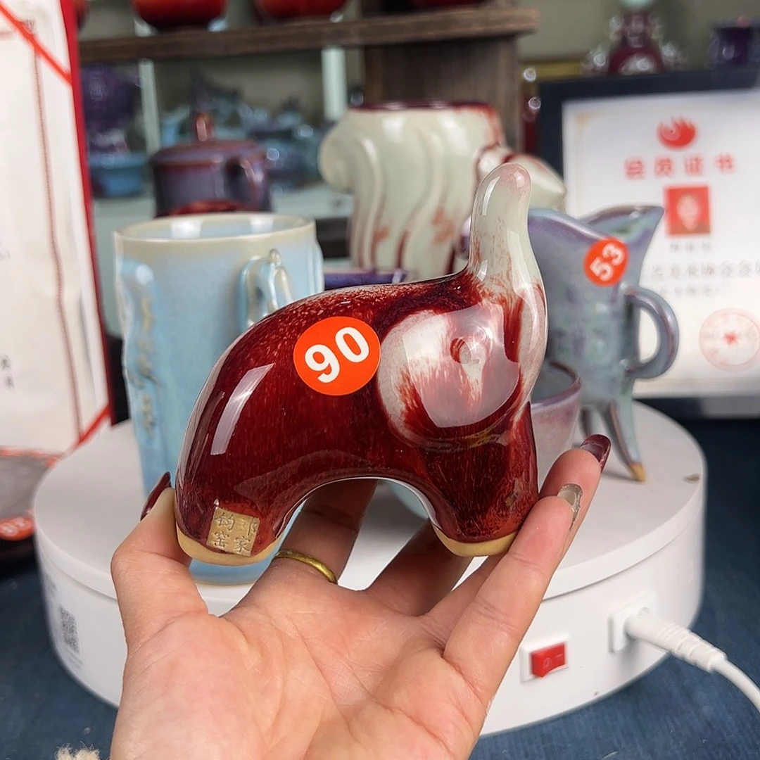 摆件郑家钧窑摆件