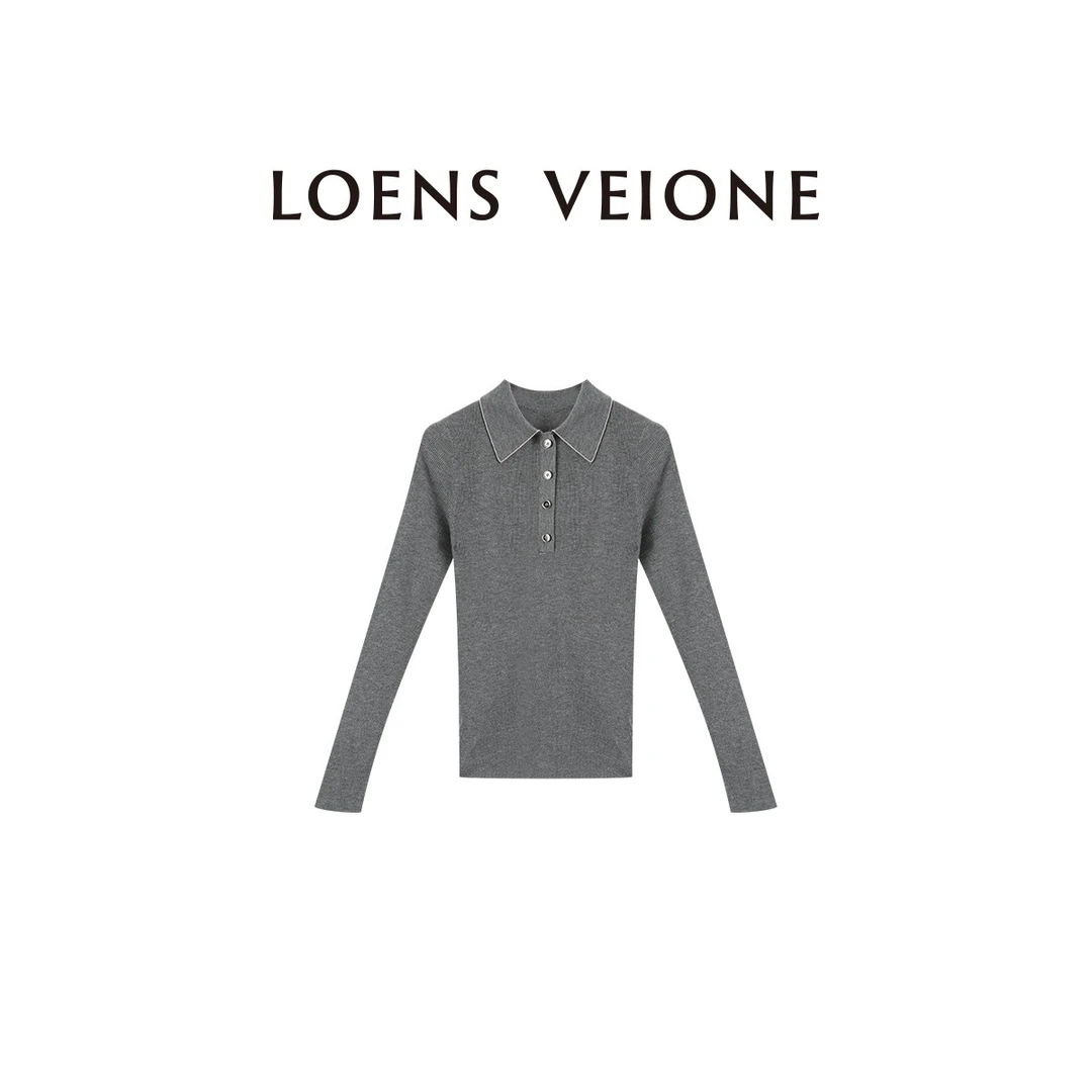 LOENS VEIONE/罗拉 羊绒+桑蚕丝修身打底衫24CVDA0267N