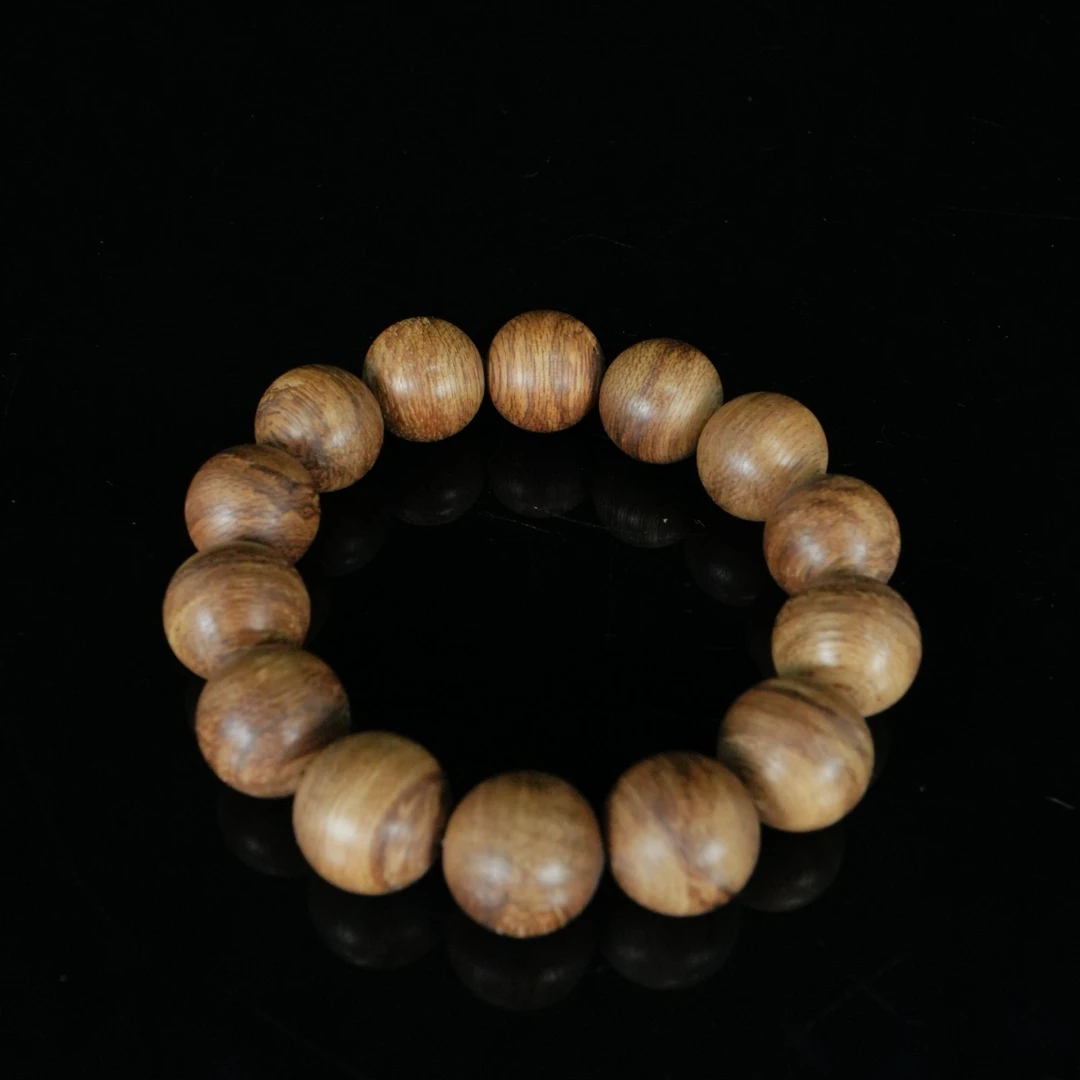 6846 印尼坤甸黑油沉香手串 1.68cm 13.52g