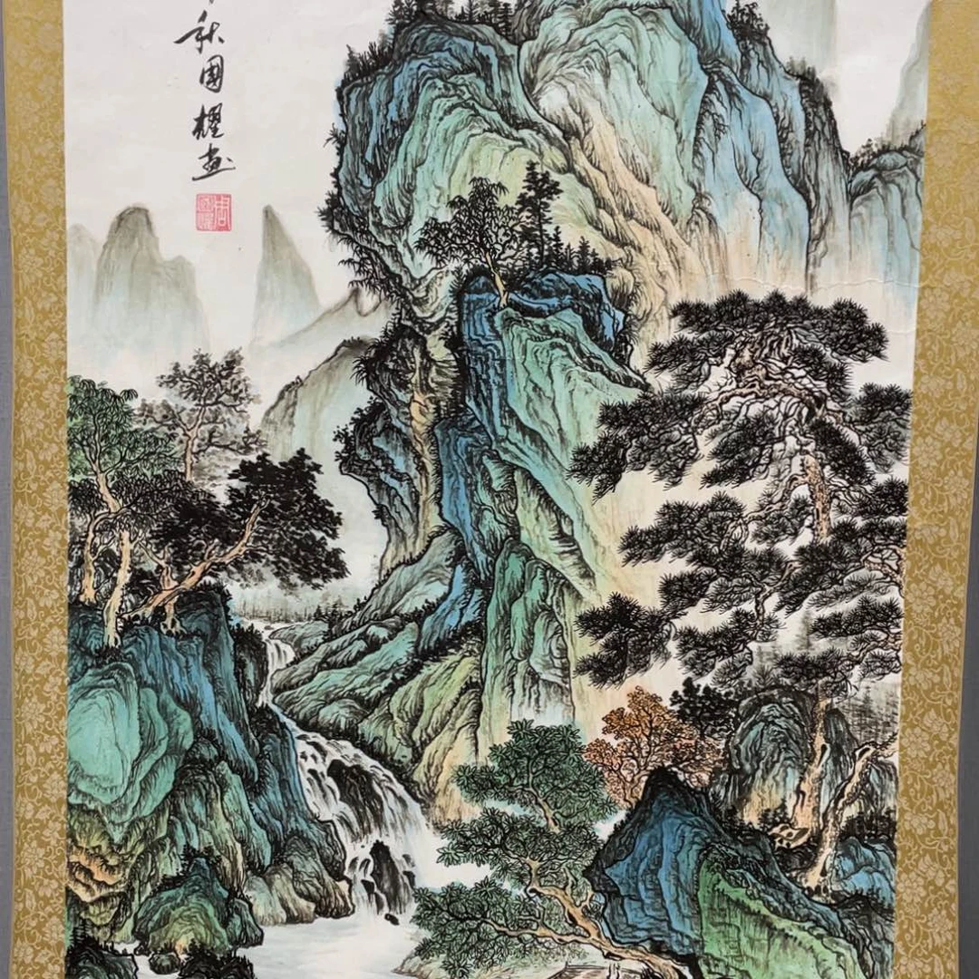 国画老师手绘带运险w