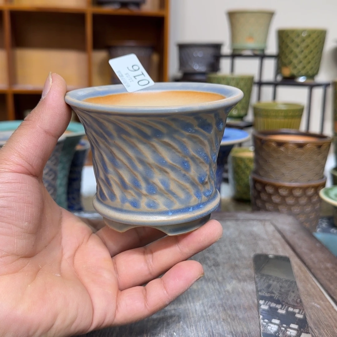 手工花盆 016 内口口径  8.5 cm