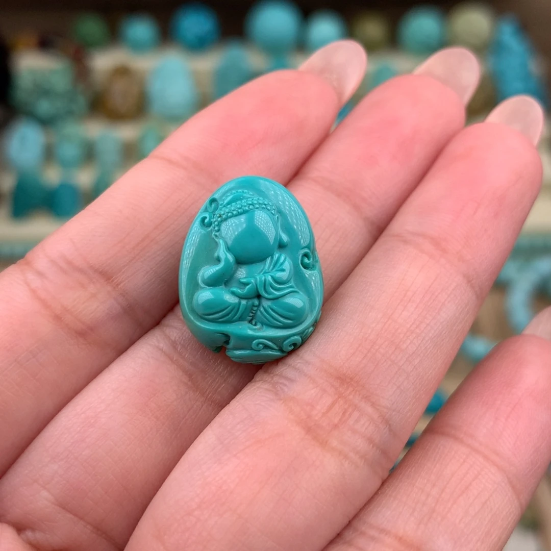 未镶嵌绿松石珠宝奇石