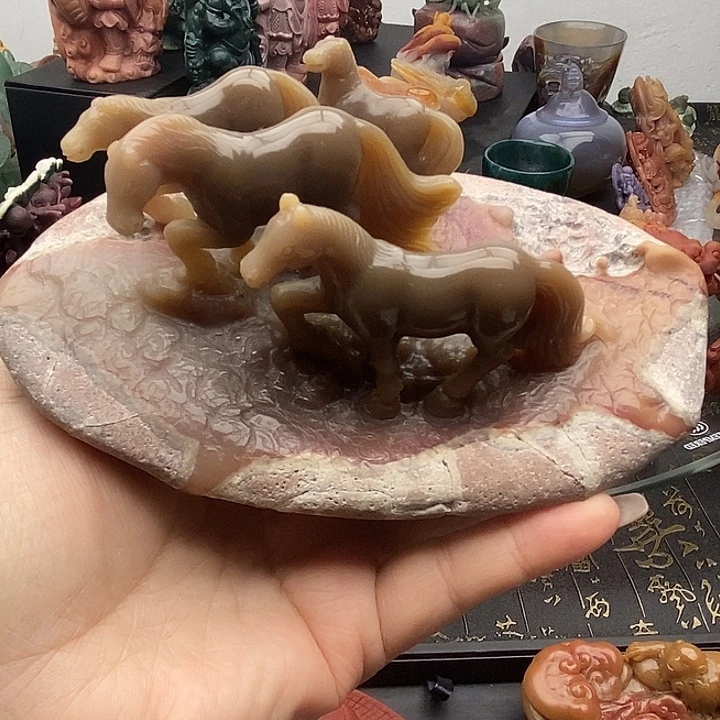 石英质玉未镶嵌吊坠(不含链)