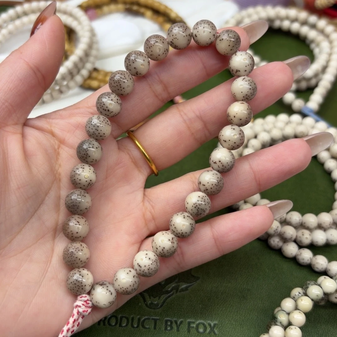 z***.星月菩提手串⚠️单金标⚠️9mm圆珠手持❗️糯冰石玉料