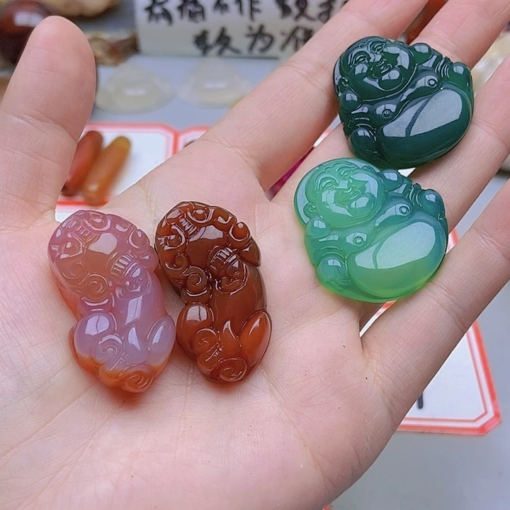 【闪购商品】未镶嵌玛瑙/玉髓珠宝半成品郭*华