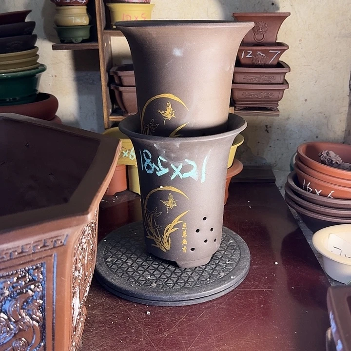 宜兴紫砂花盆特价清仓