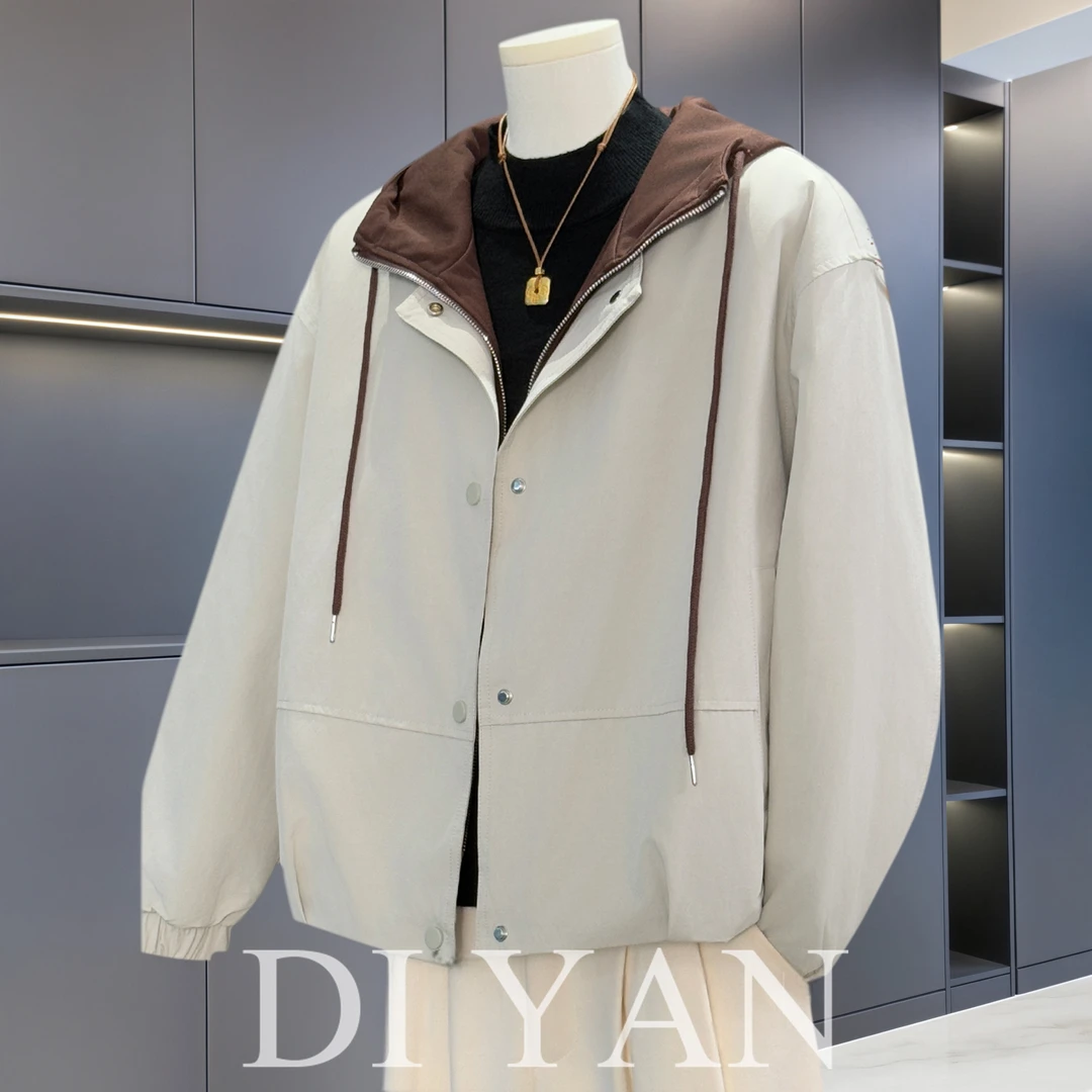 妈妈冬装加绒外套中年女秋冬假两件加厚连帽夹克棉袄时尚洋气棉服