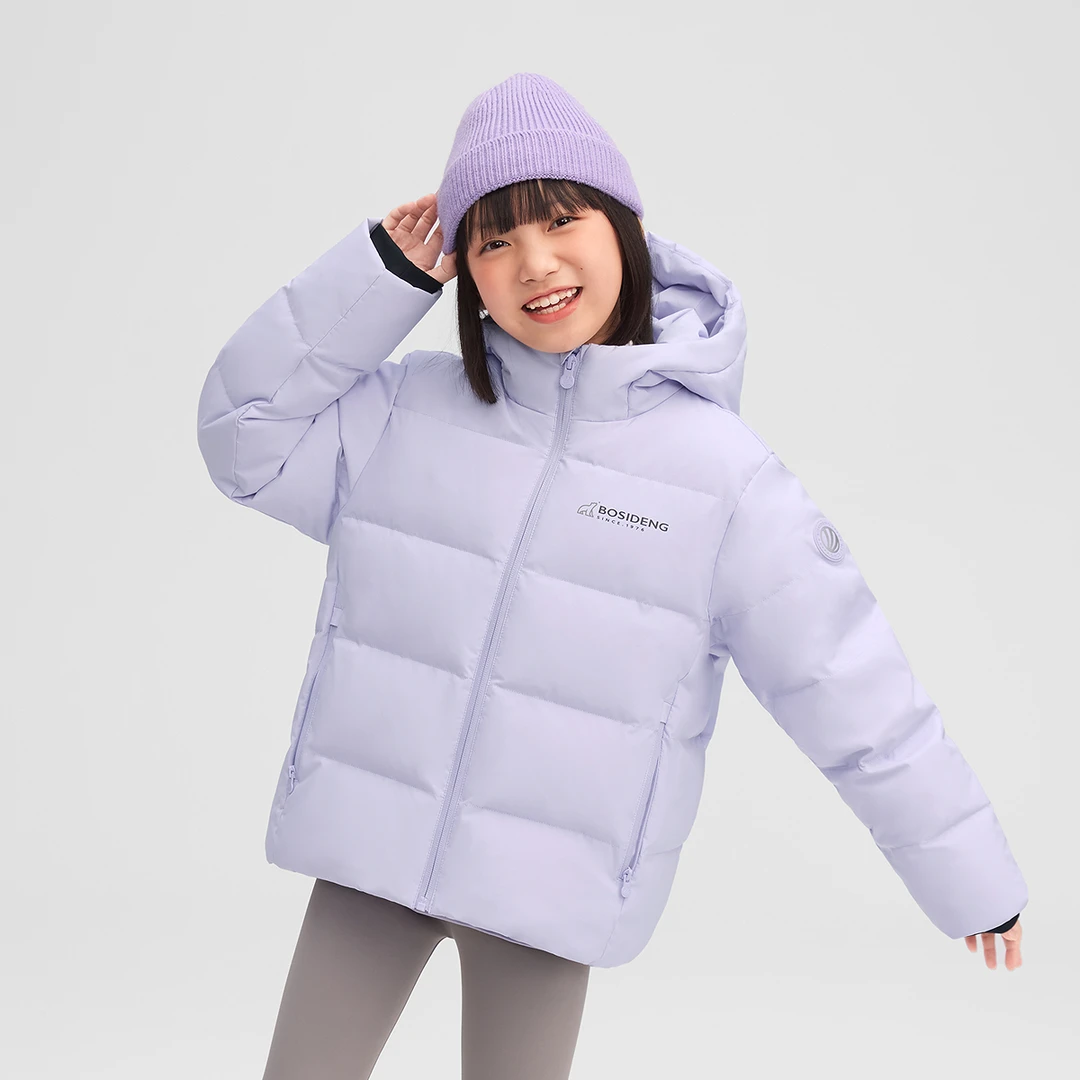 波司登2025童装新款羽绒服休闲连帽中性时尚运动羽绒T250246180