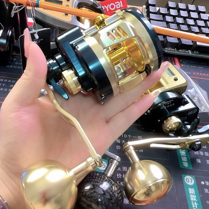 山***狼派洛特右手鼓轮海钓不带数显