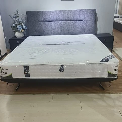 移动核桃木软包大床实木