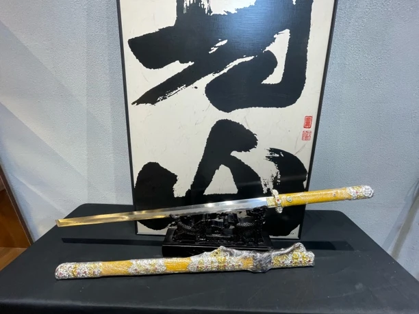 063-祥草唐刀2.0 黄鱼皮-未开刃