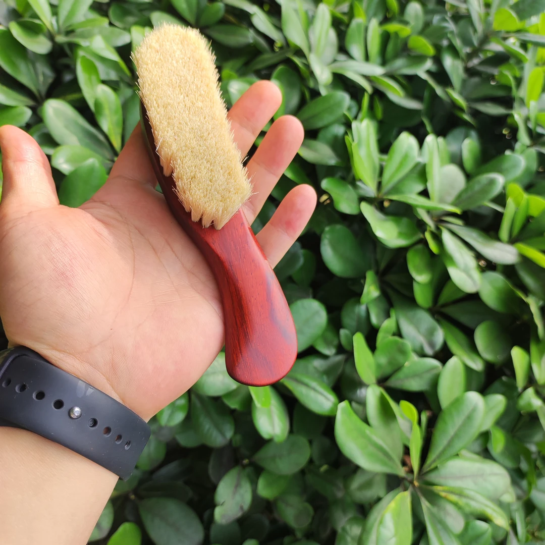 金刚核桃上色包浆家用不沾油马鬃刷子鬃毛去污洗碗刷清洁刷工具