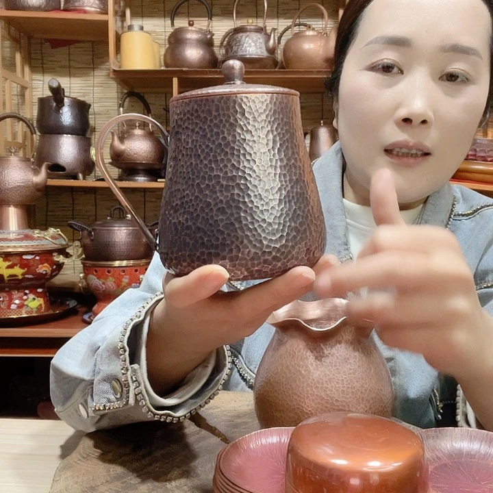 金属舒*婷紫铜500水杯