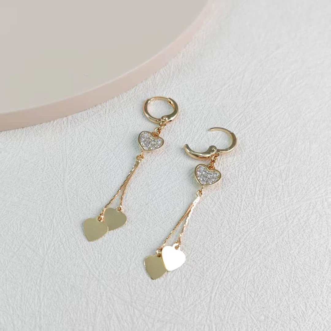 XUPING/旭平首饰 合金合成锆石耳饰 【潘生福利】 GD A009014910