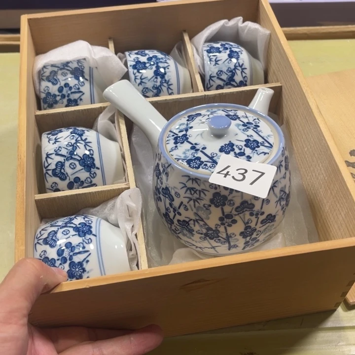 瓷片好看的一壶五杯