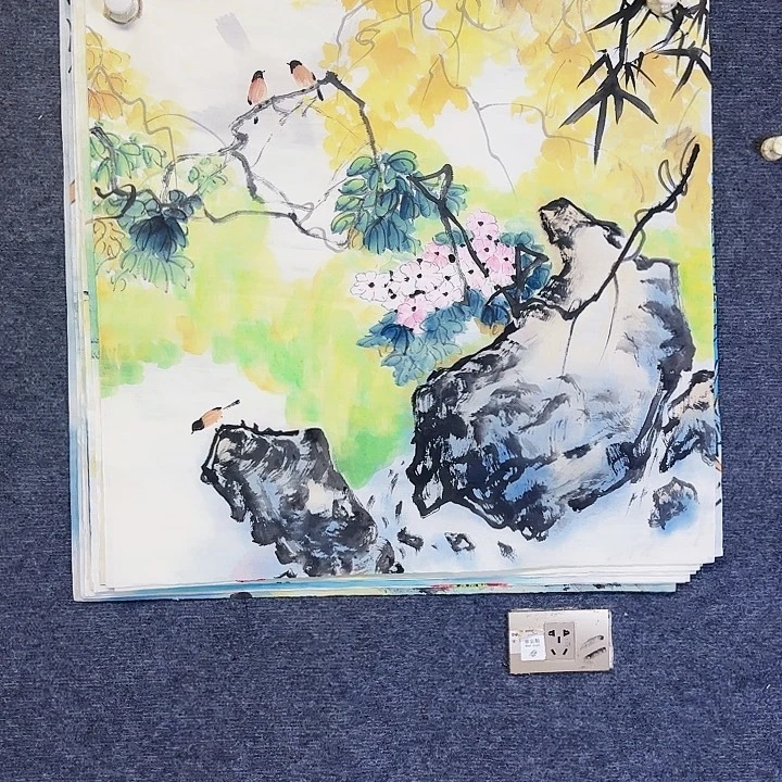 国画国画花鸟画作品