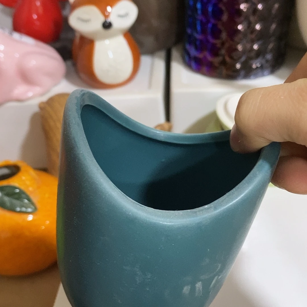 陶杯子陶盆有孔 瑕疵介意勿拍