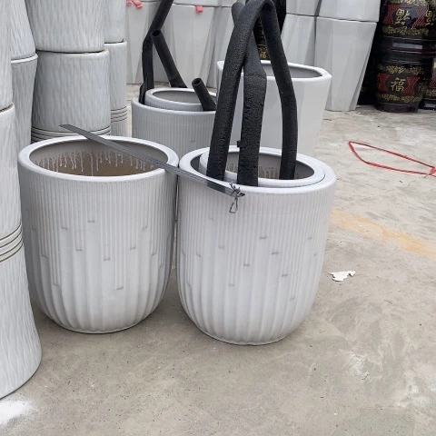 低腰白钢琴大号 口32/36