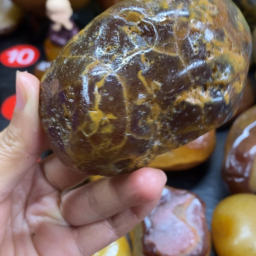 玛瑙/玉髓未镶嵌手把件