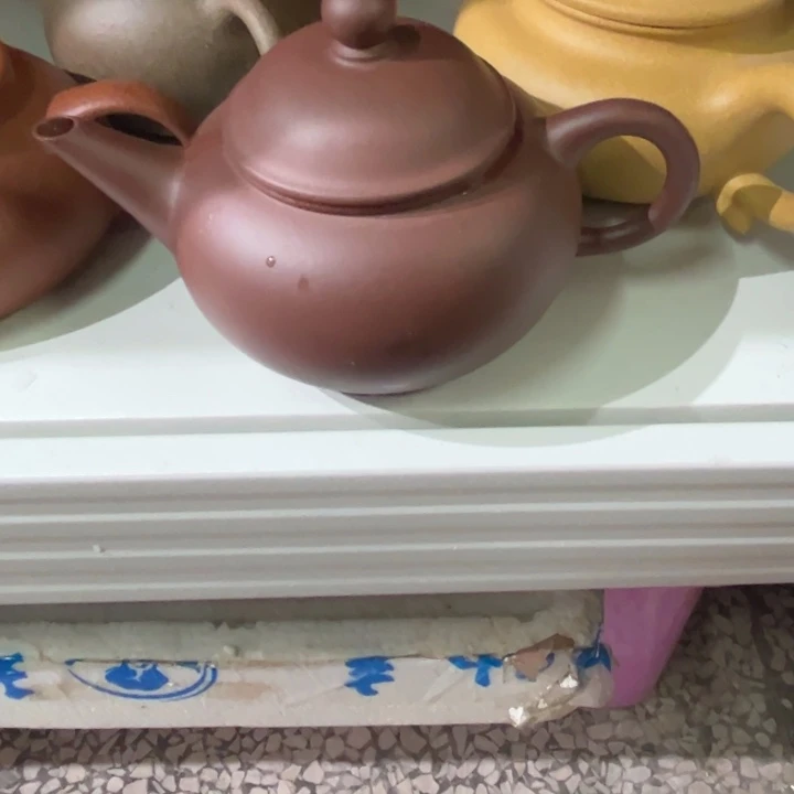 紫砂茶壶紫泥水平150cc